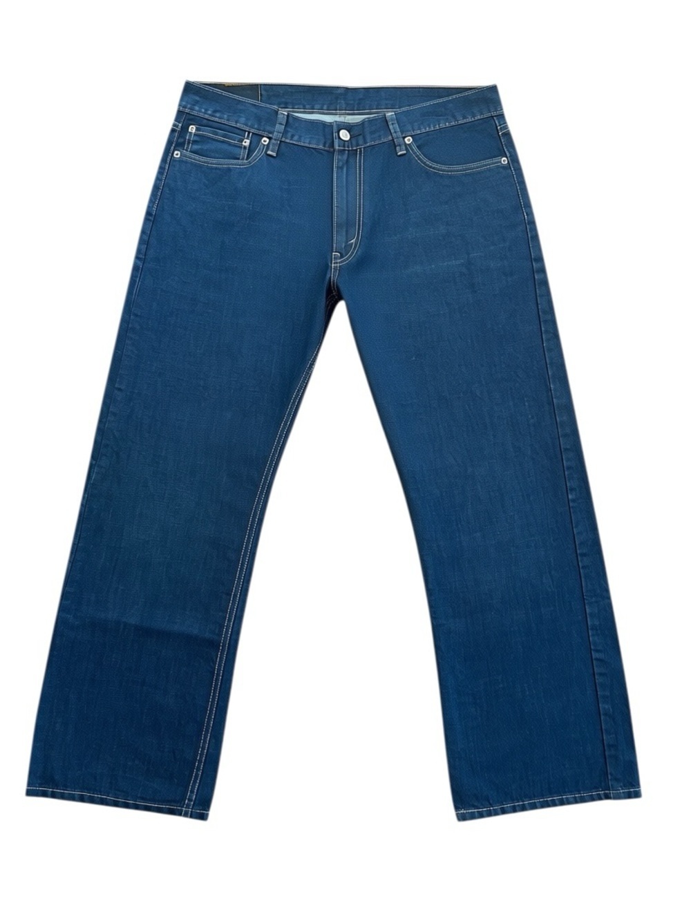 New W/O Tags Levi’s 514 Boot Cut Jeans Men's 36x30 Blue Dark Wash Denim